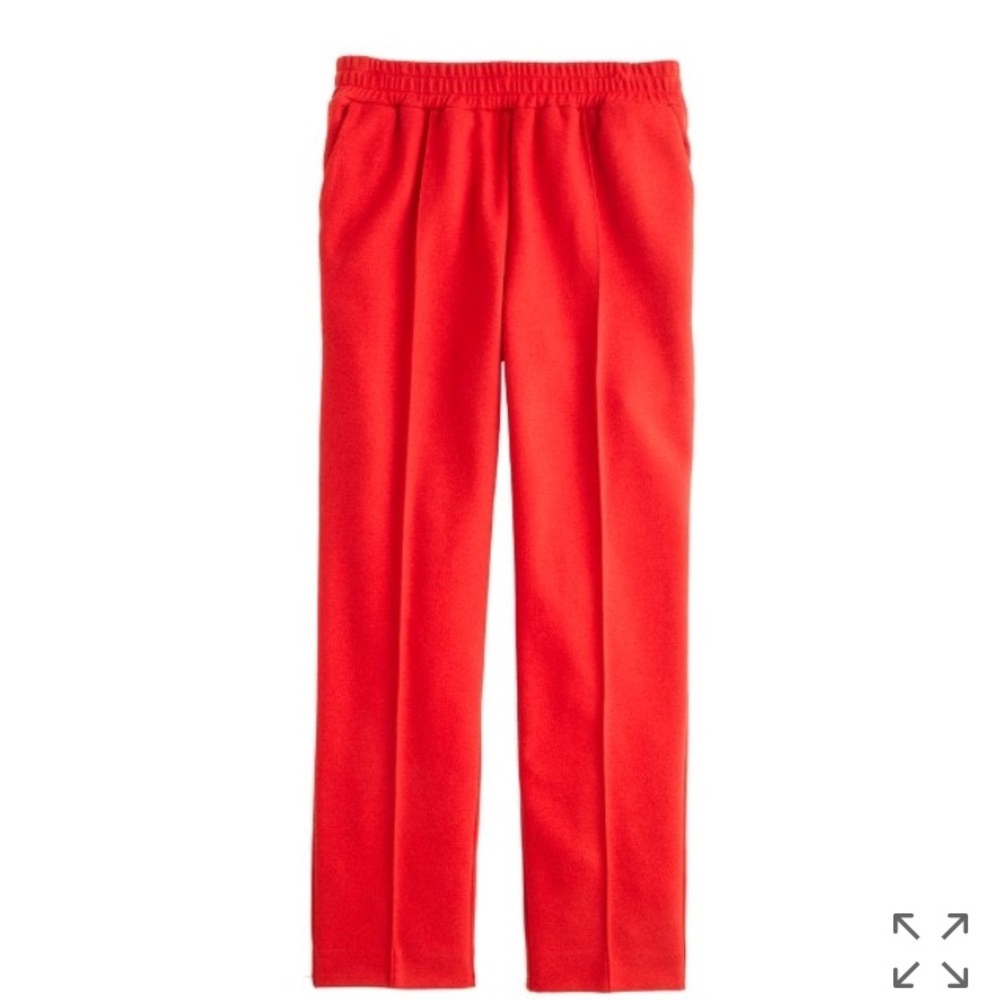 J.Crew • Tailored Wool Pant in Electric Red